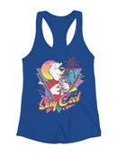 Officially Licensed Icee Retro Polar Bear Stay Cool Women's Racerback Tank