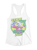 Officially Licensed Icee Stick Out Your Tongue Fun Women's Racerback Tank
