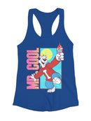 Officially Licensed Icee Mr. Cool Bear Fun Retr Women's Racerback Tank