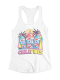 Officially Licensed Icee Retro Chill Vibes Women's Racerback Tank