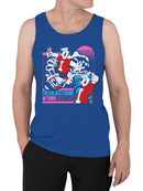 Officially Licensed Icee Vintage Bear Surfing Men's Tank Top