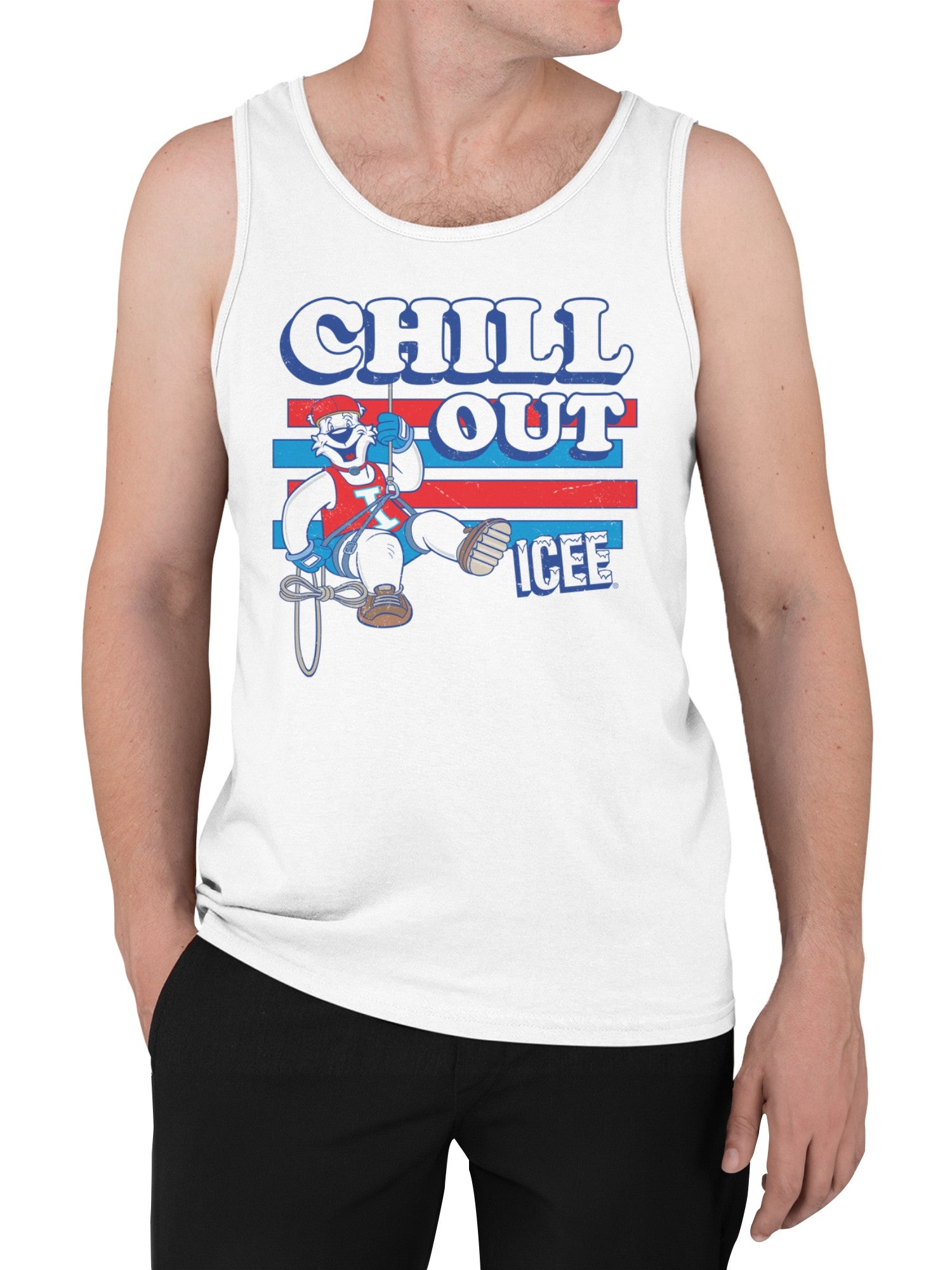 Officially Licensed Icee Chill Out Adventure Men's Tank Top