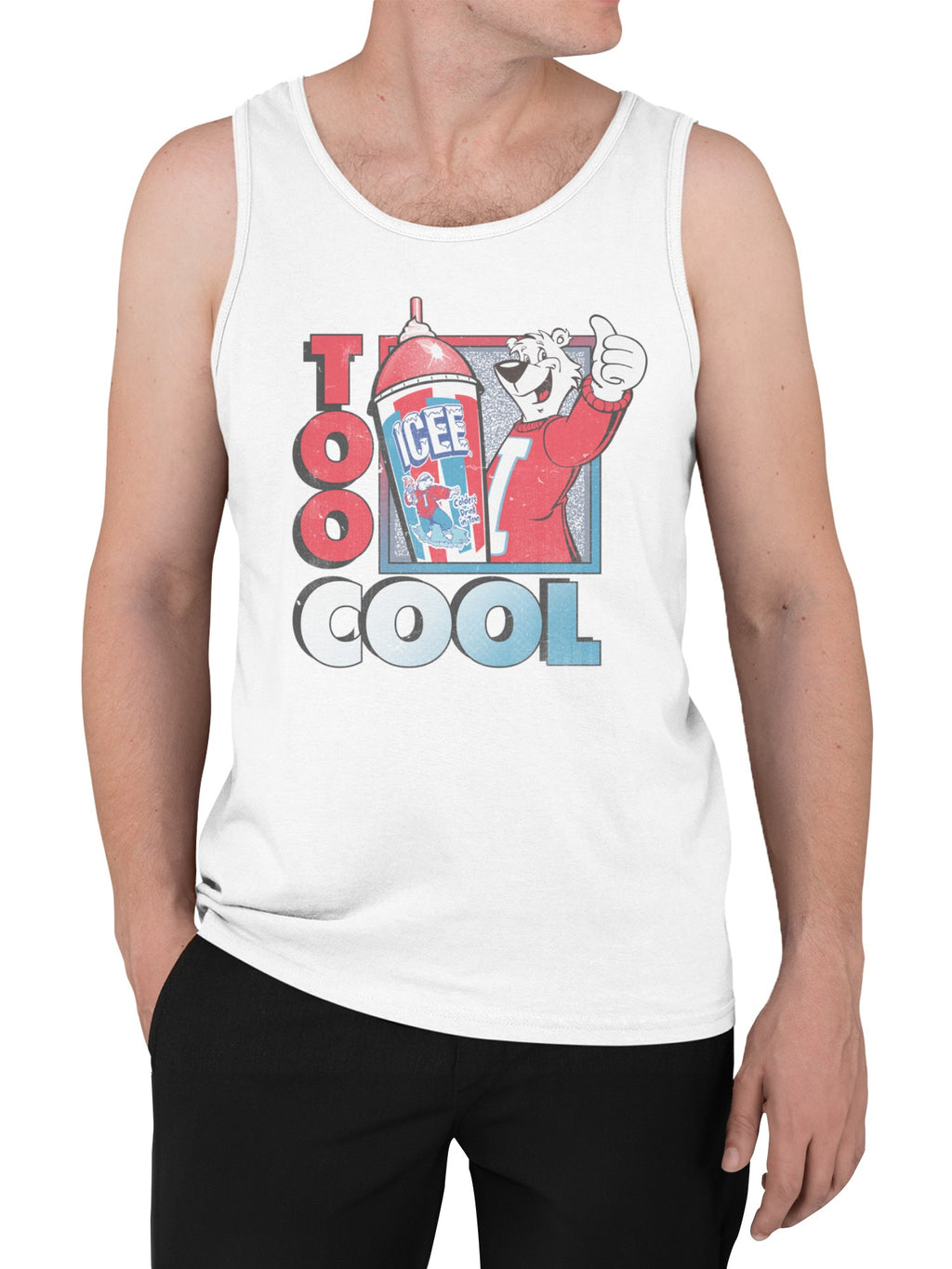 Officially Licensed Icee Chill : Too Cool Style Men's Tank Top