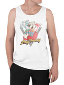 Officially Licensed Icee Stay Frosty Ice Bear Retro Men's Tank Top