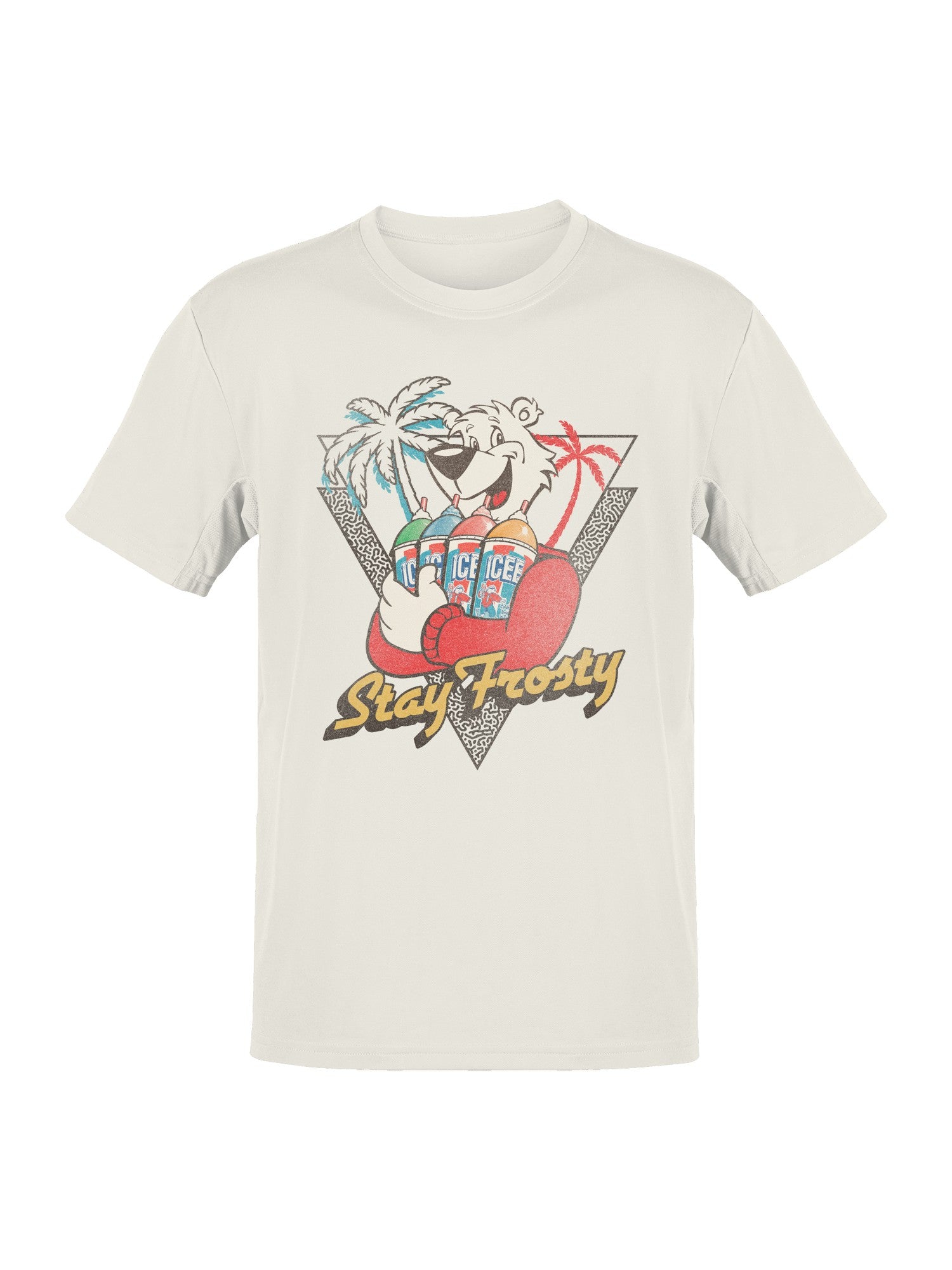 Officially Licensed Icee Stay Frosty Ice Bear Retro Men's T-shirt