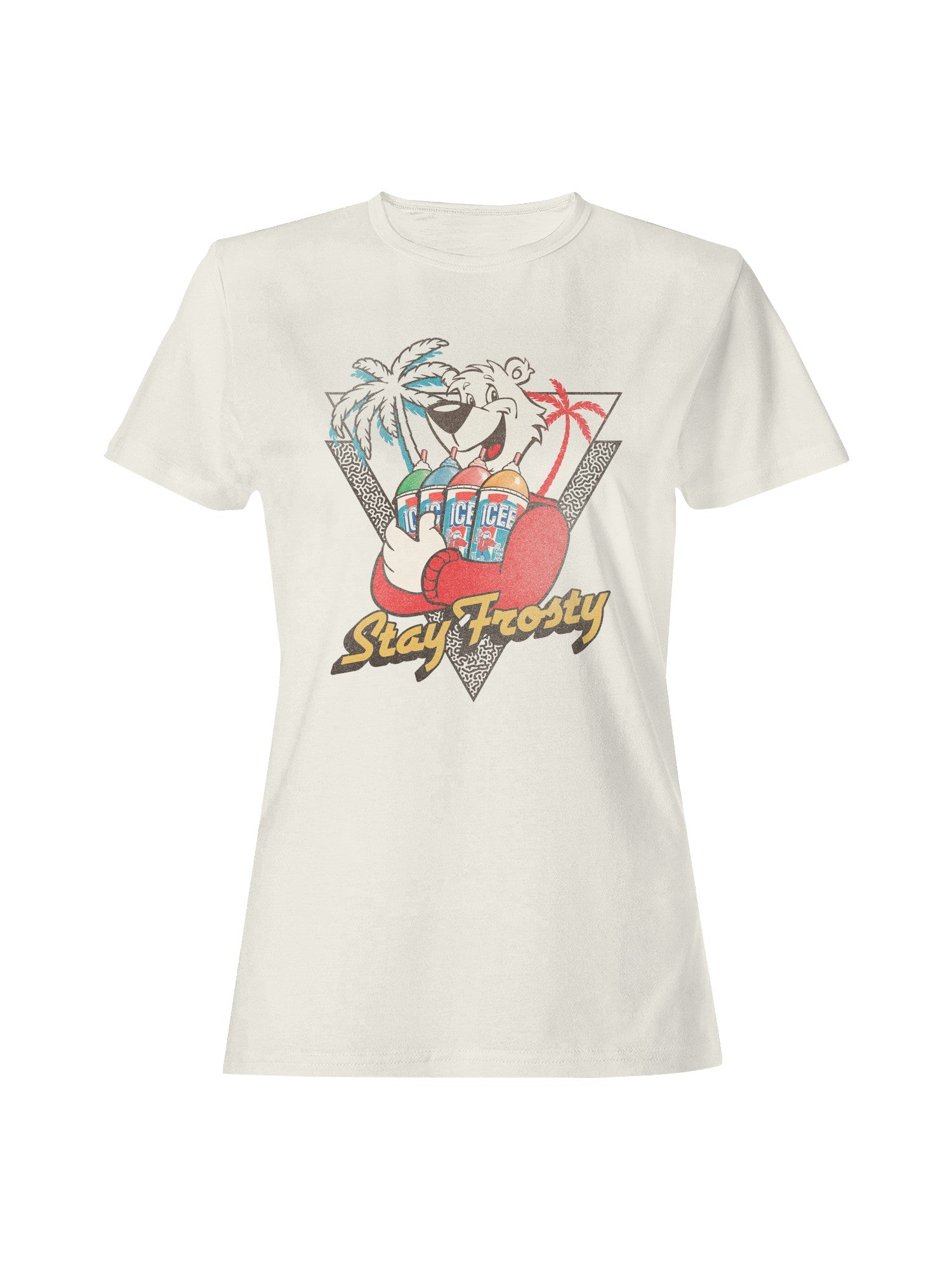 Officially Licensed Icee Stay Frosty Ice Bear Retro Women's T-shirt