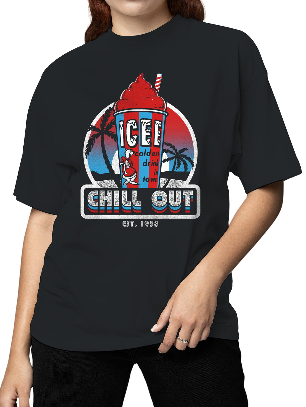 Officially Licensed Icee Chill Out Vintage Vibes Women's T-shirt