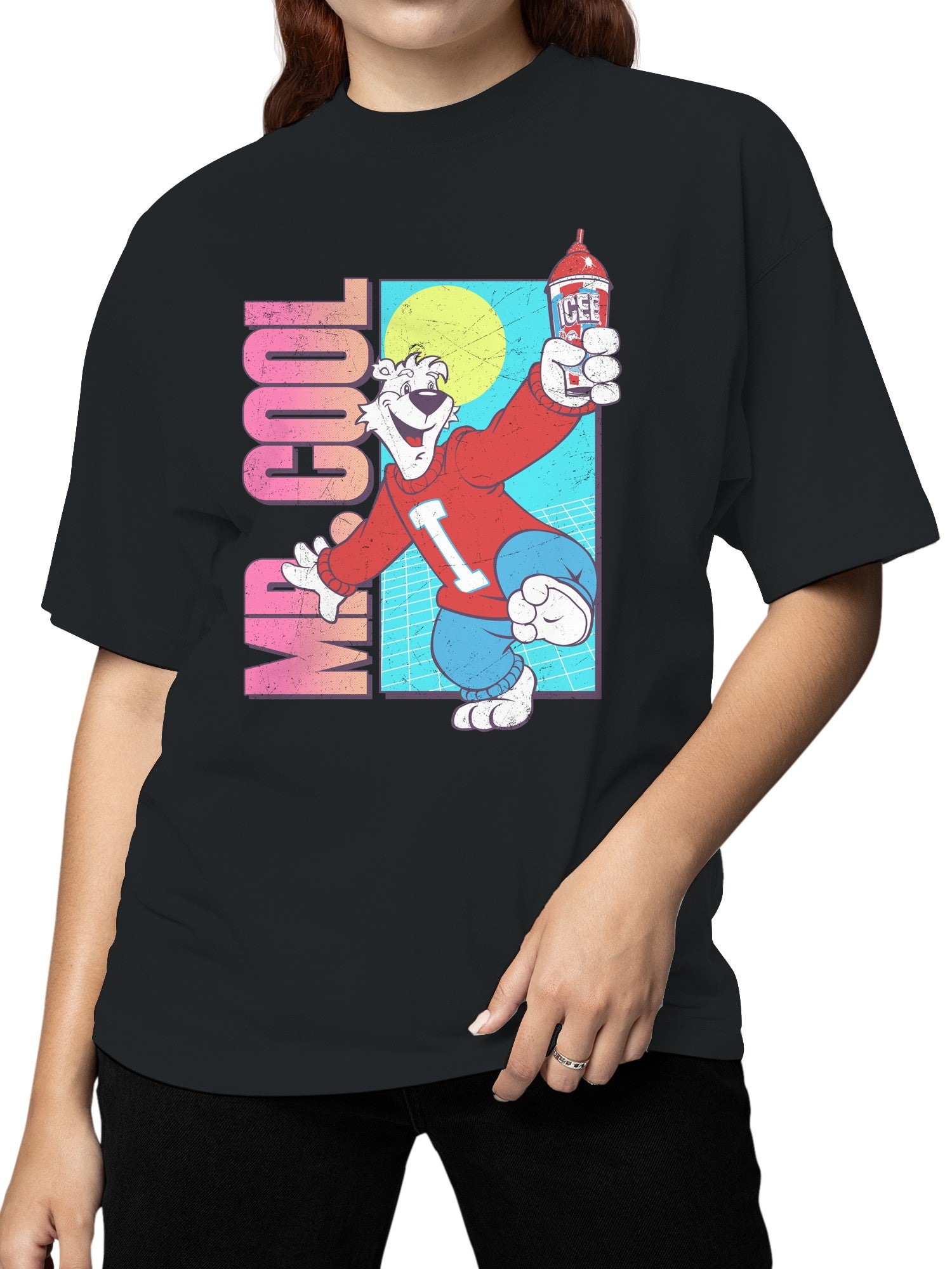 Officially Licensed Icee Mr. Cool Bear Fun Retr Women's T-shirt