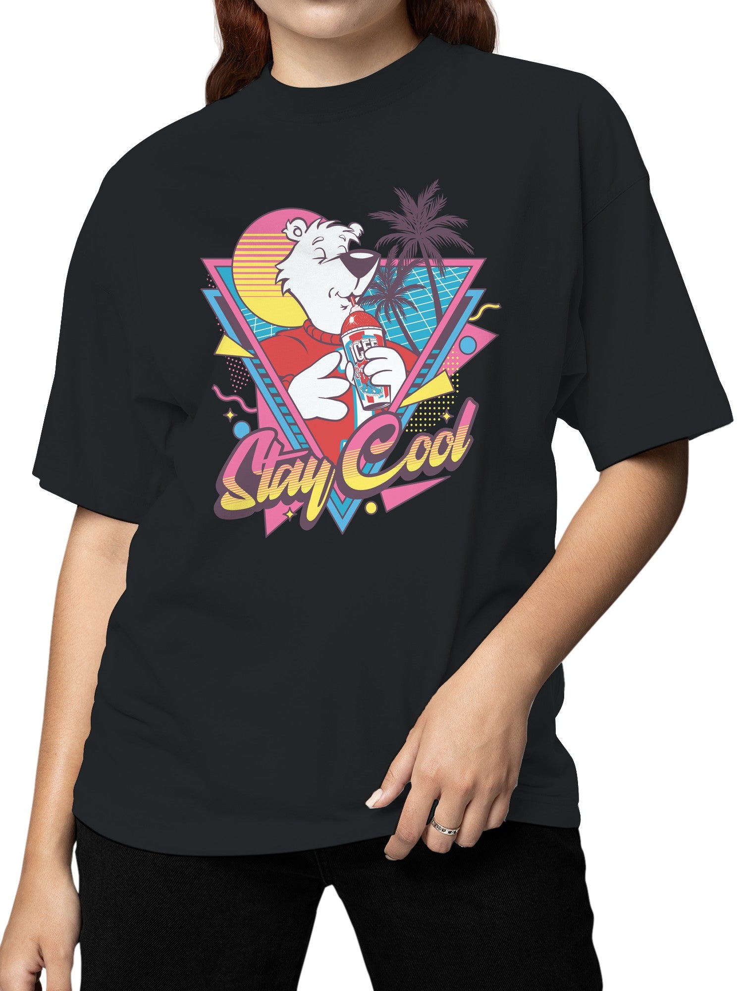Officially Licensed Icee Retro Polar Bear Stay Cool Women's T-shirt