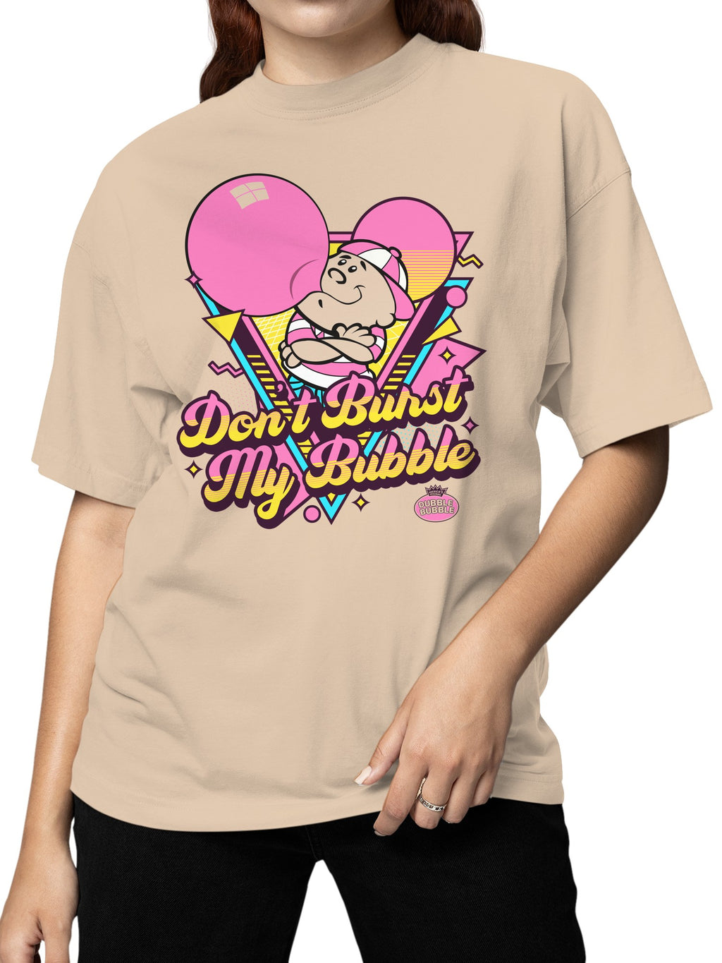 Officially Licensed Dubble Bubble Retro Gum Cartoon Women's T-shirt