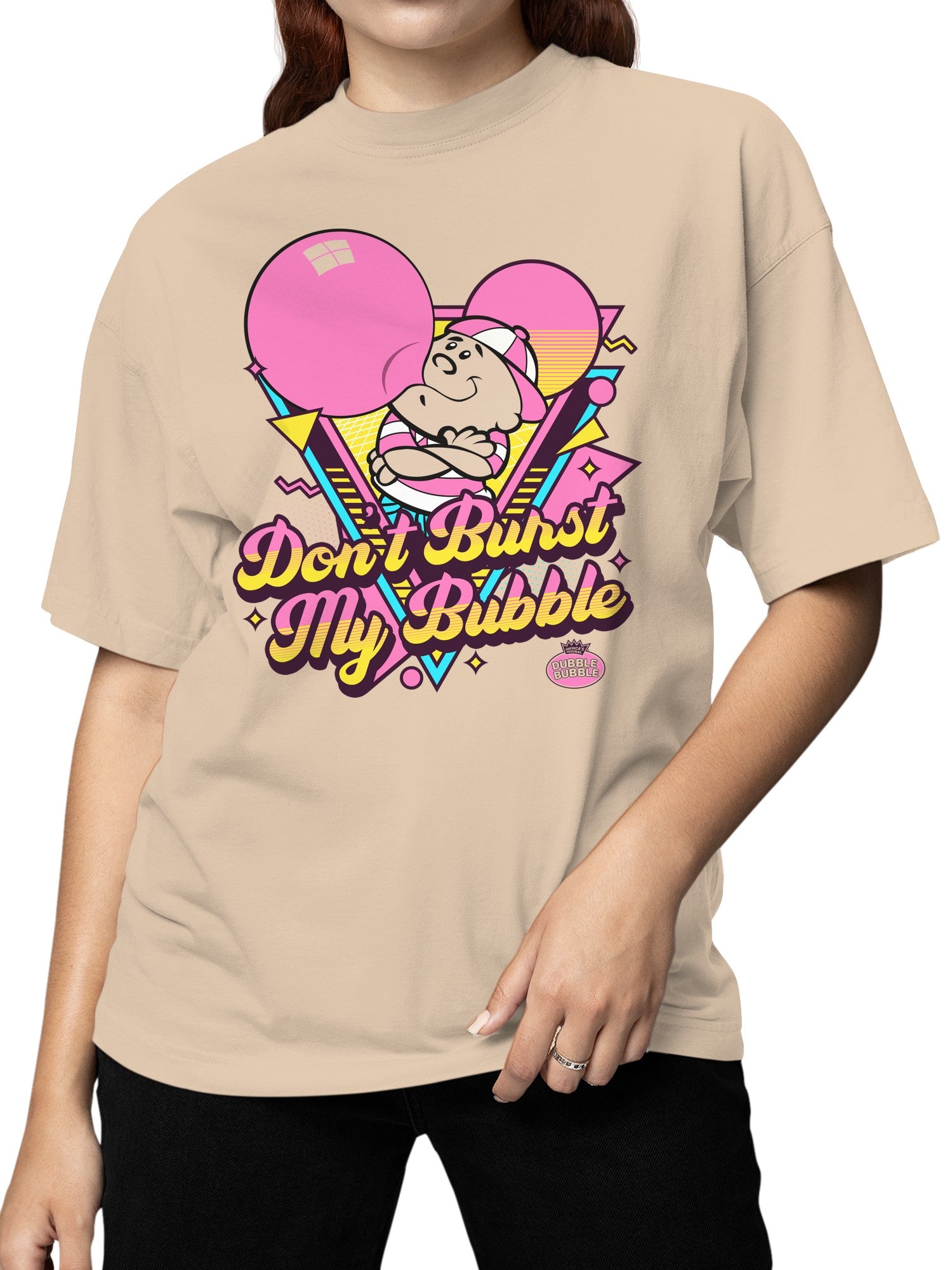 Officially Licensed Dubble Bubble Retro Gum Cartoon Women's T-shirt
