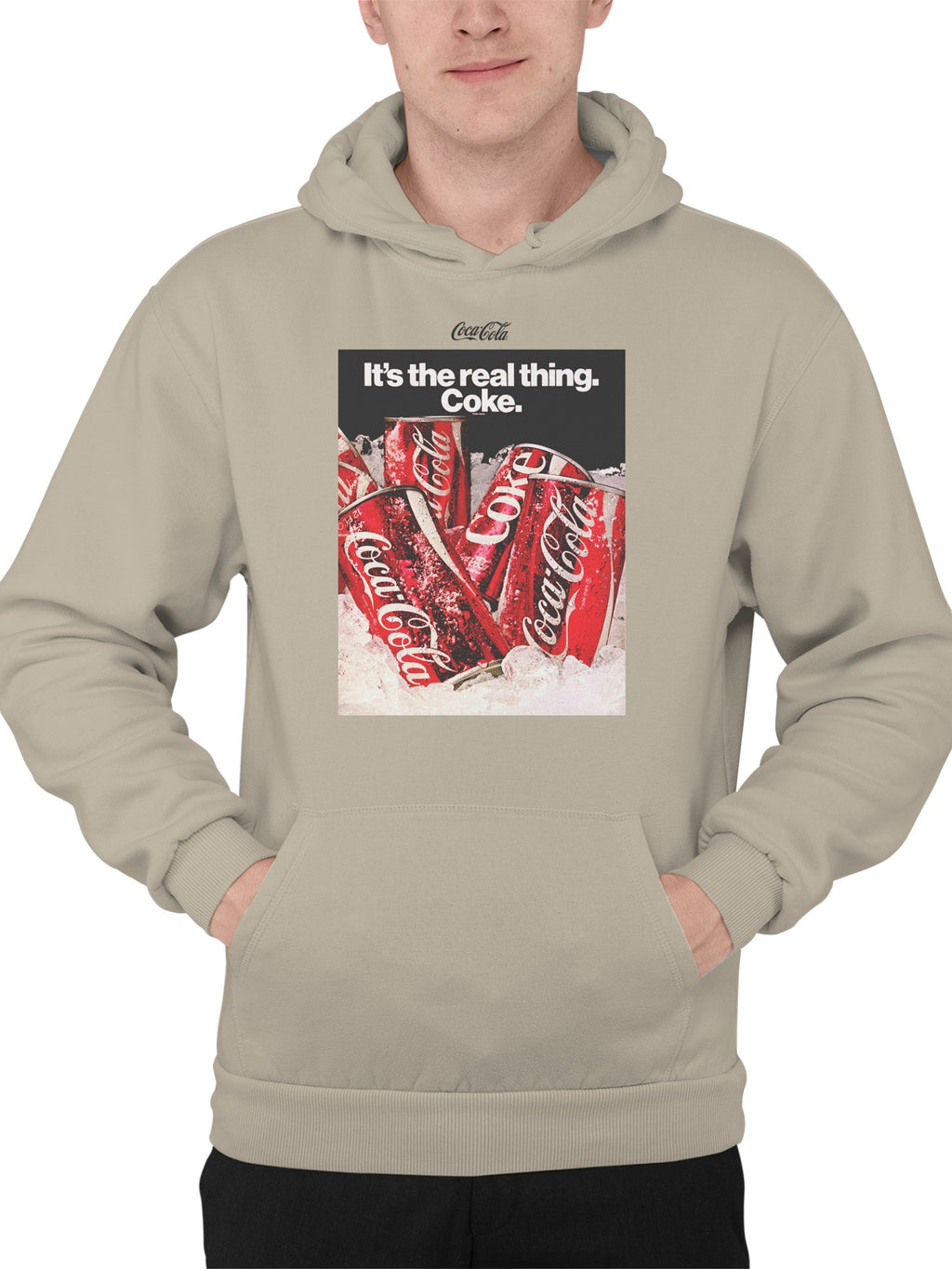 Officially Licensed Coca Cola Chilled Coke: The Real Thing Men's Hoodie