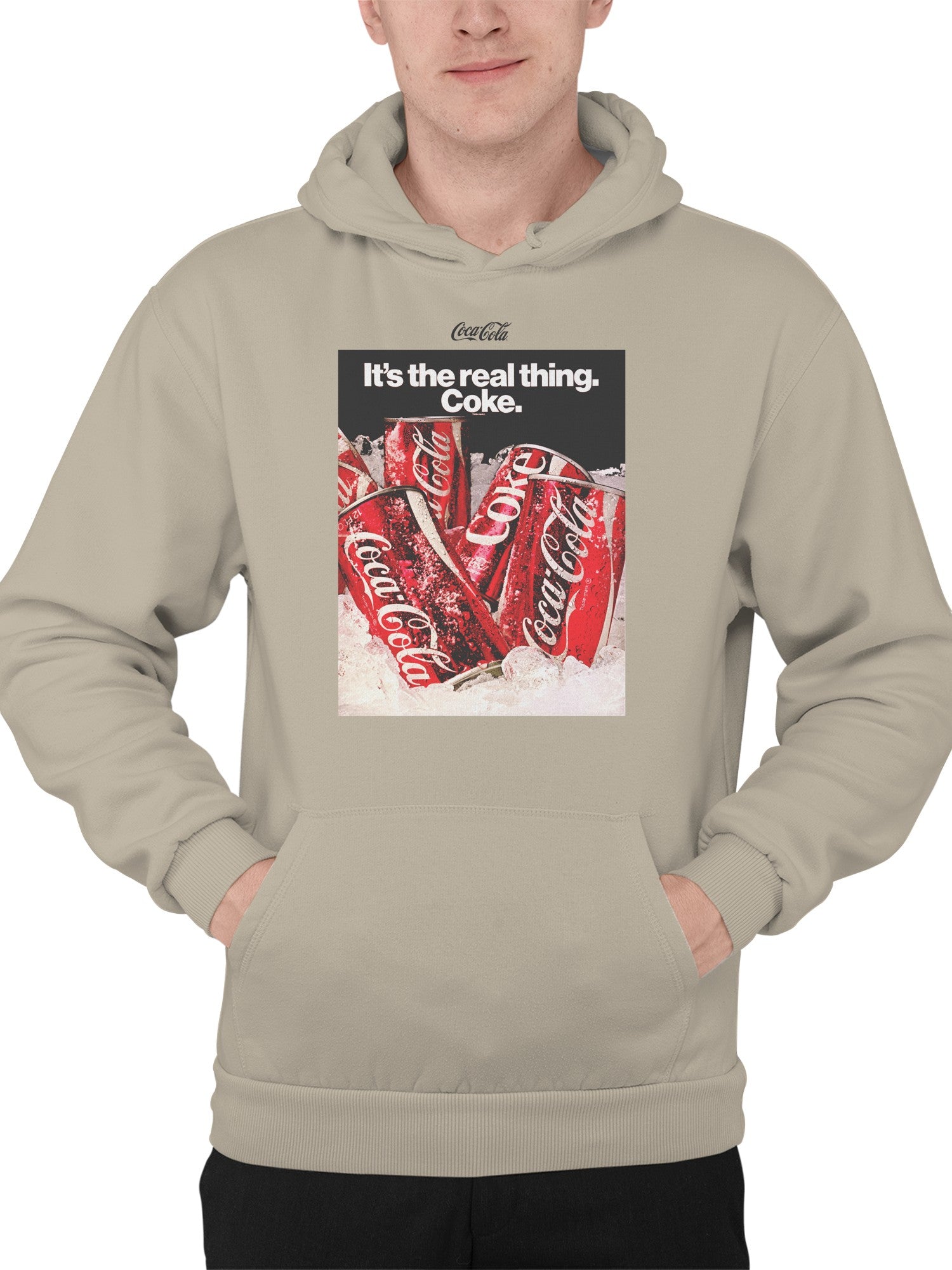 Officially Licensed Coca Cola Chilled Coke: The Real Thing Men's Hoodie