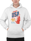 Officially Licensed Coca Cola Team USA 1886 Athletic Victory Men's Hoodie