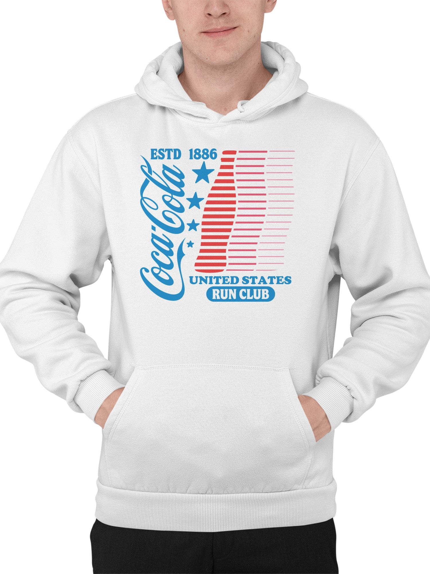 Officially Licensed Coca Cola Coca-Cola United States Run Club Men's Hoodie