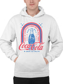Officially Licensed Coca Cola Retro Coca-Cola Vintage Graphic Men's Hoodie