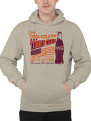 Officially Licensed Coca Cola Coca-Cola Tennis Club Vintage Design Men's Hoodie