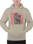 Officially Licensed Coca Cola Coca-Cola Retro Americana Design Men's Hoodie