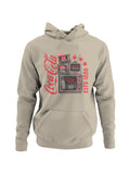 Officially Licensed Coca Cola Coca-Cola Retro Americana Design Men's Hoodie