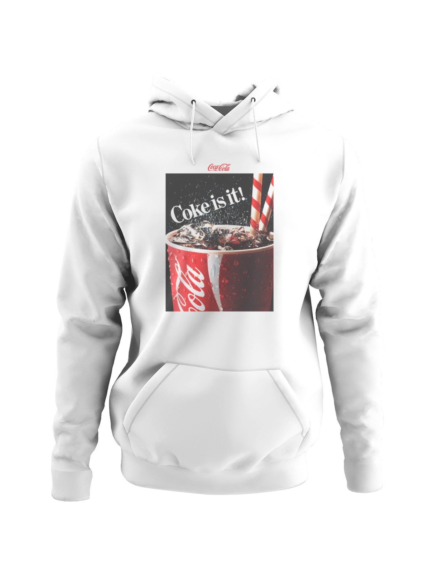 Officially Licensed Coca Cola Refreshing Coke - Coke is it! Men's Hoodie