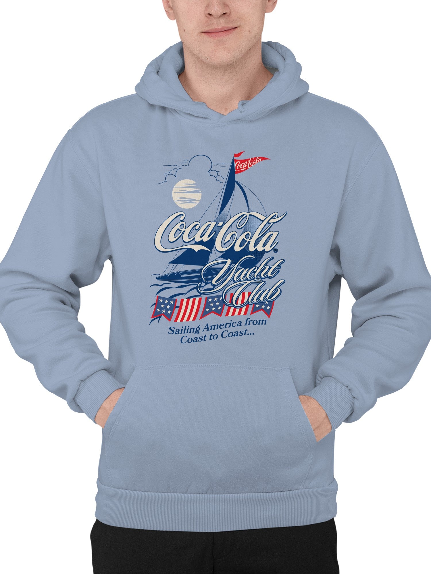 Officially Licensed Coca Cola Coca-Cola Yacht Club Adventure Men's Hoodie