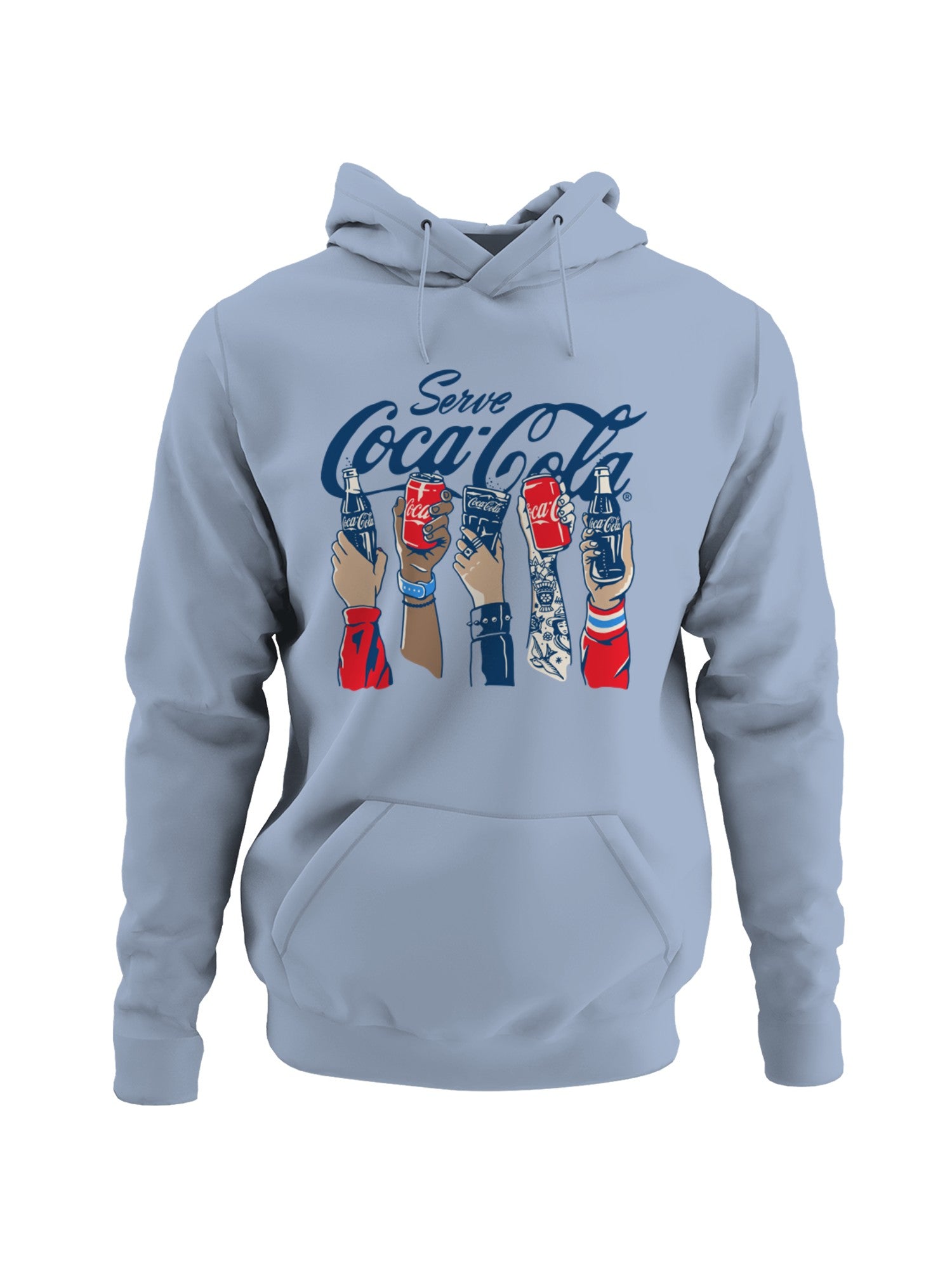Officially Licensed Coca Cola Celebrate with Coca-Cola Artwork Men's Hoodie