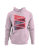 Officially Licensed Coca Cola American Heritage Coca-Cola Design Men's Hoodie