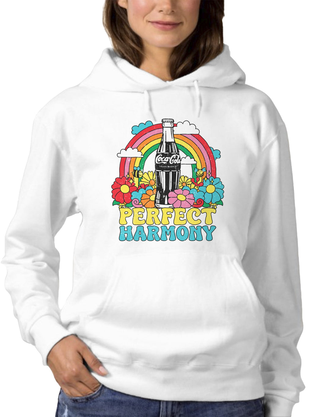 Officially Licensed Coca Cola Vintage Coca-Cola Perfect Harmony Women's Hoodie