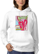 Officially Licensed Coca Cola Enjoy Coke Pop Art Fizz Design Women's Hoodie