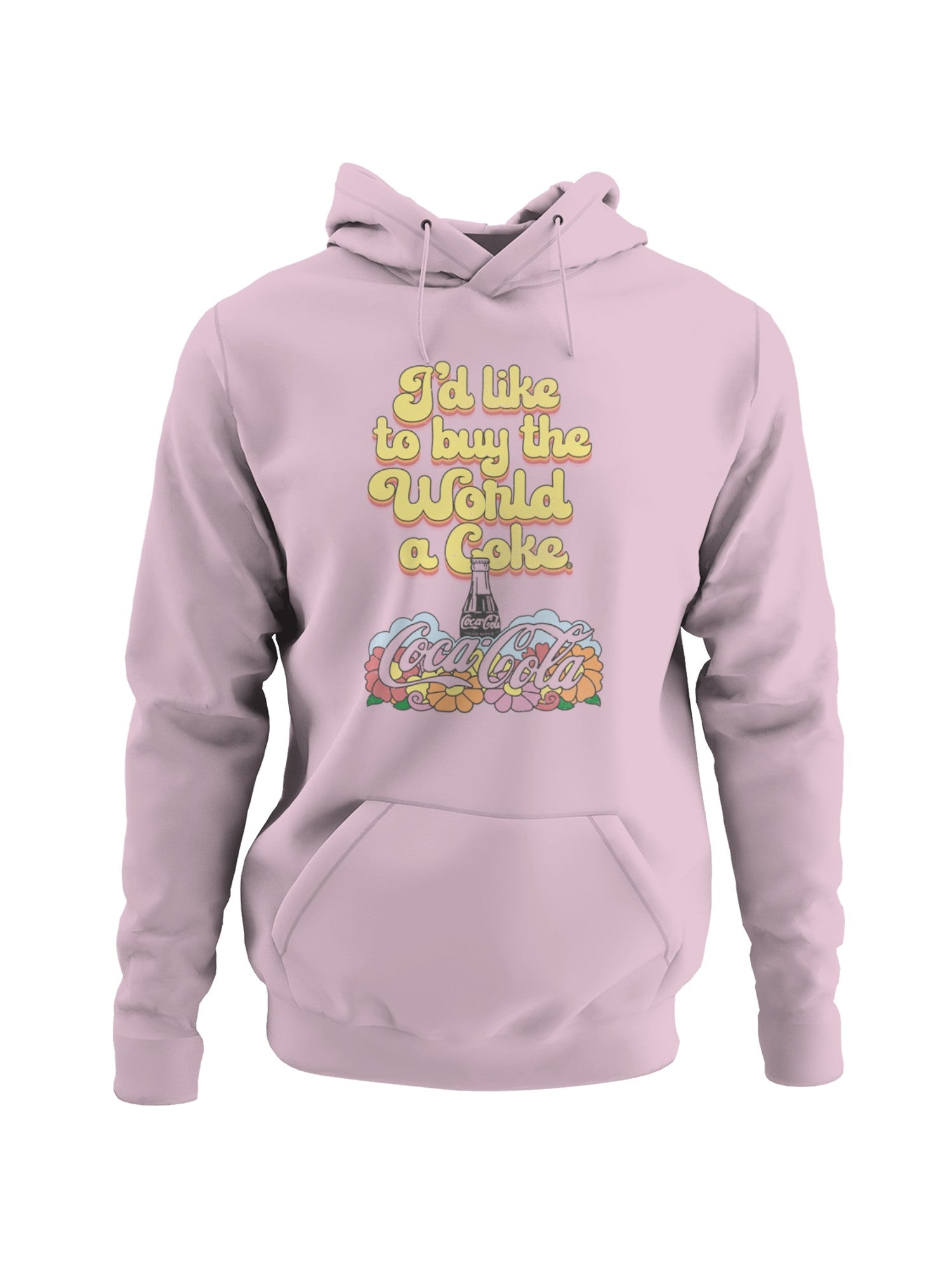 Officially Licensed Coca Cola World Coke Buy Vintage Design Women's Hoodie