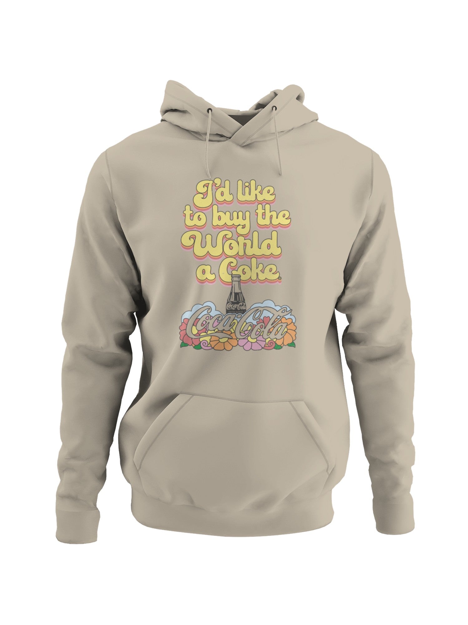 Officially Licensed Coca Cola World Coke Buy Vintage Design Women's Hoodie