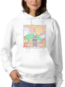 Officially Licensed Coca Cola Coca-Cola Harmony Sunshine Design Women's Hoodie