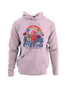 Officially Licensed Coca Cola Coca-Cola Retro Floral Design Women's Hoodie