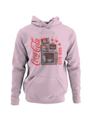 Officially Licensed Coca Cola Coca-Cola Retro Americana Design Women's Hoodie