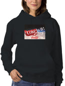 Officially Licensed Coca Cola Coke Is It! - Iconic Coca-Cola Ad Women's Hoodie