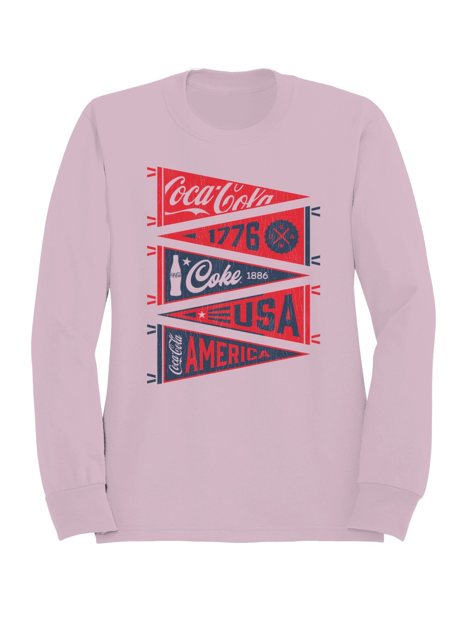 Officially Licensed Coca Cola American Heritage Coca-Cola Design Men's Sweatshirt