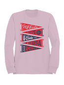 Officially Licensed Coca Cola American Heritage Coca-Cola Design Men's Sweatshirt