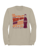 Officially Licensed Coca Cola Coca-Cola Tennis Club Vintage Design Men's Sweatshirt