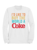 Officially Licensed Coca Cola Share the Happiness with Coke Men's Sweatshirt