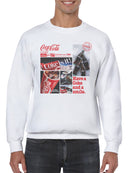 Officially Licensed Coca Cola Coca-Cola Classics: Coke Is It! Men's Sweatshirt