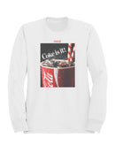 Officially Licensed Coca Cola Refreshing Coke - Coke is it! Men's Sweatshirt