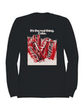 Officially Licensed Coca Cola The Real Thing Coca-Cola Cans Men's Sweatshirt