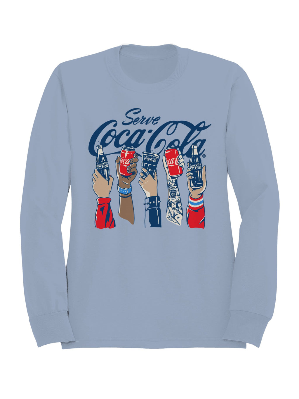 Officially Licensed Coca Cola Celebrate with Coca-Cola Artwork Men's Sweatshirt