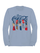 Officially Licensed Coca Cola Celebrate with Coca-Cola Artwork Men's Sweatshirt
