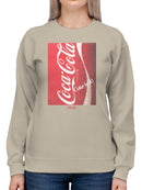 Officially Licensed Coca Cola Iconic Coca-Cola: Coke is It! Women's Sweatshirt