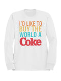 Officially Licensed Coca Cola Share the Happiness with Coke Women's Sweatshirt