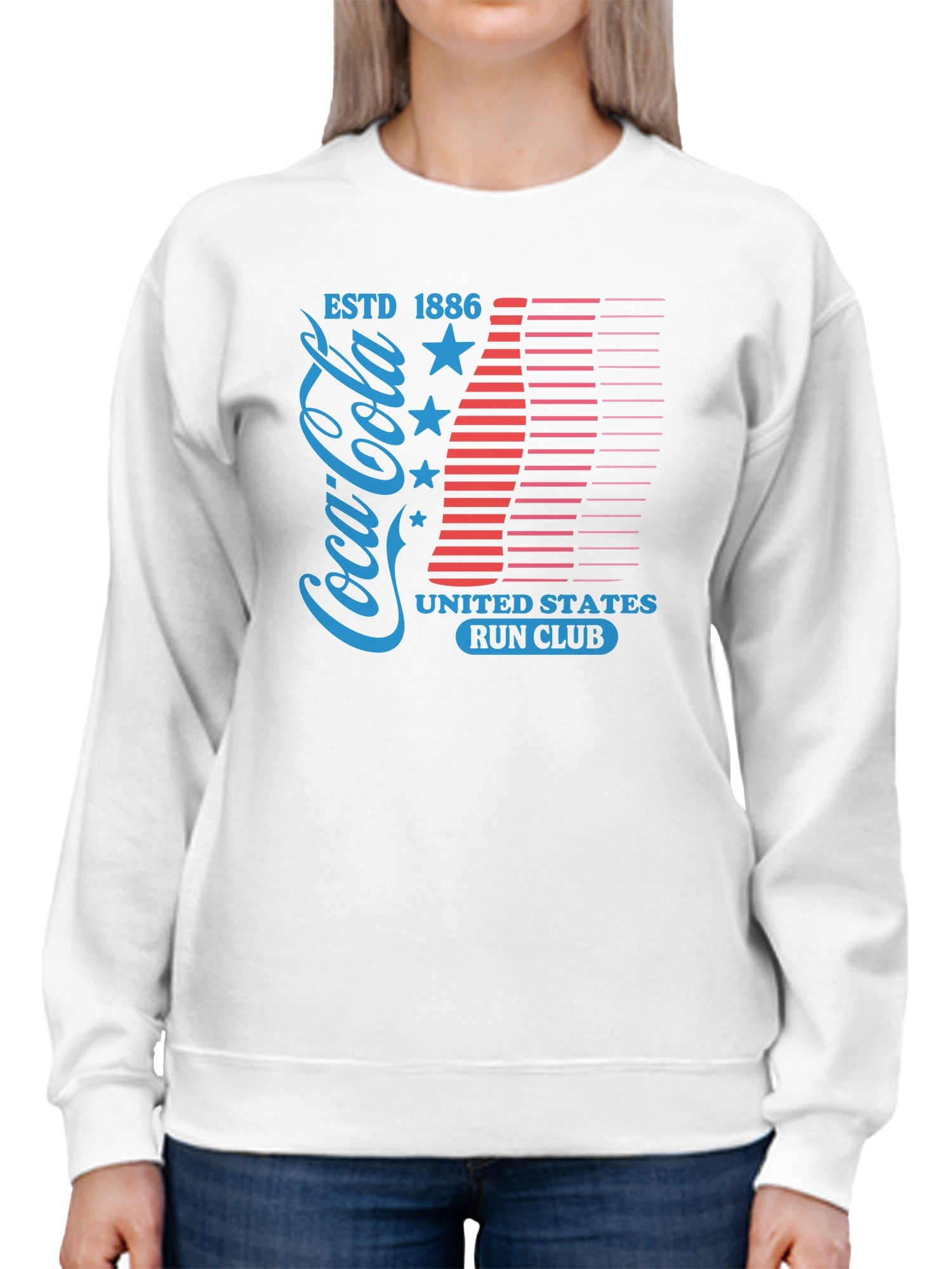 Officially Licensed Coca Cola Coca-Cola United States Run Club Women's Sweatshirt