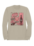 Officially Licensed Coca Cola Retro Coke Graphic: Enjoy Refreshing Fizz Women's Sweatshirt