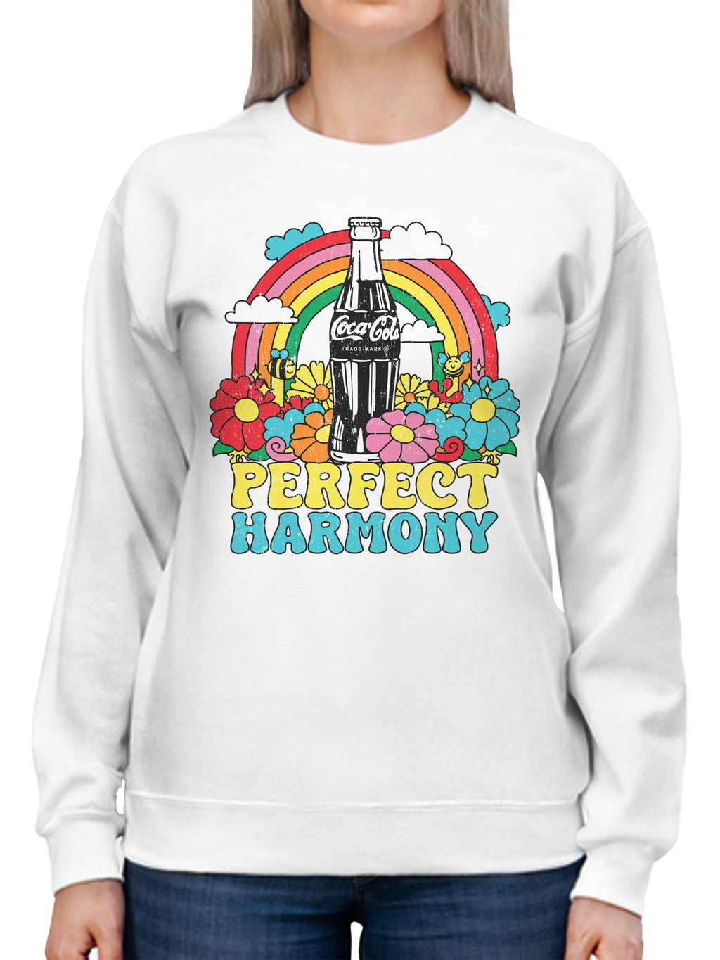 Officially Licensed Coca Cola Vintage Coca-Cola Perfect Harmony Women's Sweatshirt