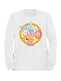Officially Licensed Coca Cola Real Thing Peace Love Harmony Women's Sweatshirt